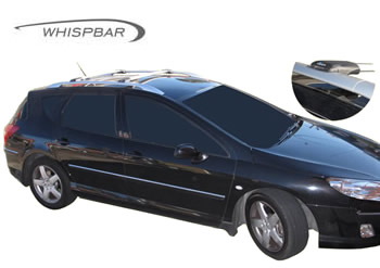 Peugeot 407 Yakima Whispbar roof racks